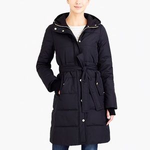 J.Crew Mercantile long puffer coat
